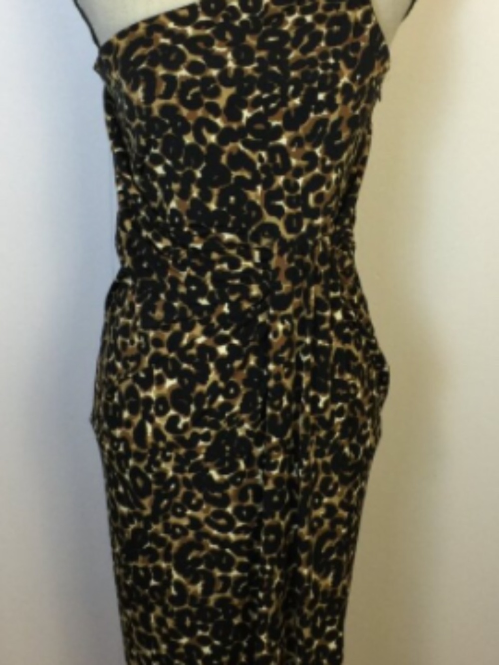 Michael Kors One Shoulder Animal print dress . Size 8